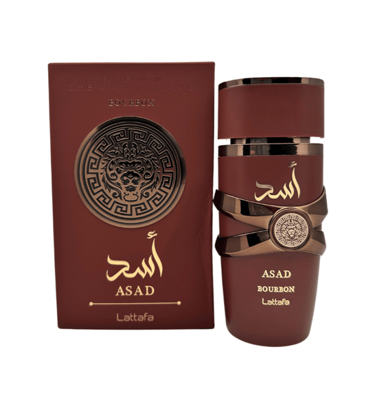 Perfume Lattafa Asad Bourbon EDP 100ml Hombre original - Linaje Perfumería de Autor Colombia