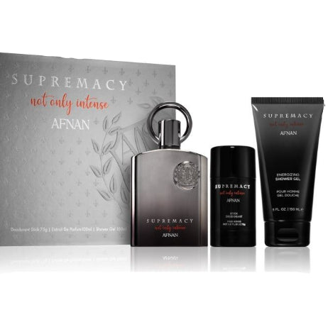 Estuche Afnan Supremacy Not Only Intense 3 Piezas original - Linaje Perfumería de Autor Colombia