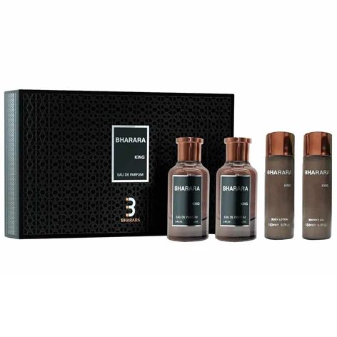 Estuche Bharara King EDP 4 Piezas original - Linaje Perfumería de Autor Colombia