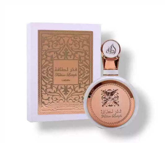 Perfume Lattafa Fakhar Rose EDP 100ml Mujer original - Linaje Perfumería de Autor Colombia