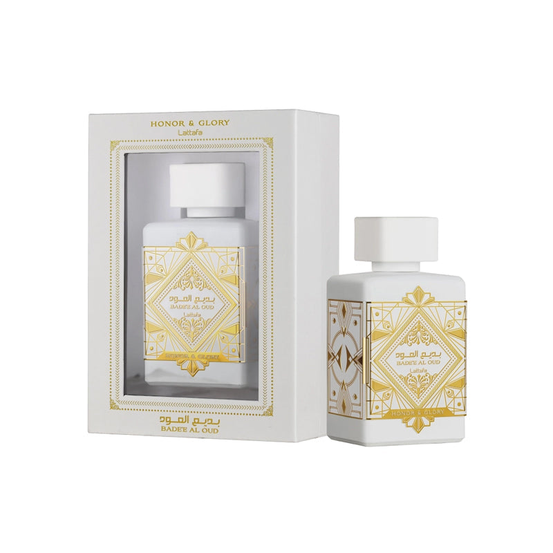 Perfume Lattafa Honor & Glory EDP 100ml Unisex original - Linaje Perfumería de Autor Colombia