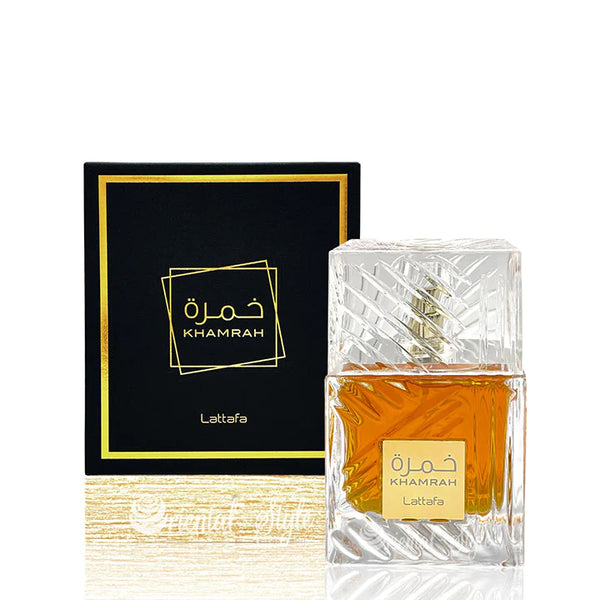 Perfume Lattafa Khamrah EDP 100ml Unisex original - Linaje Perfumería de Autor Colombia