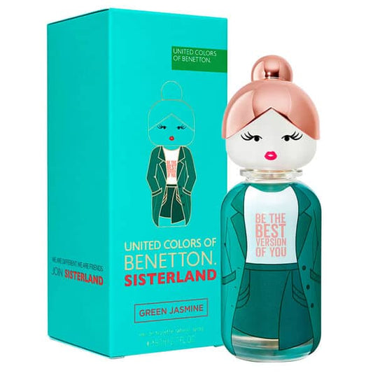 Perfume Benetton Sisterland Green Jasmine EDT 80ml Mujer original - Linaje Perfumería de Autor Colombia